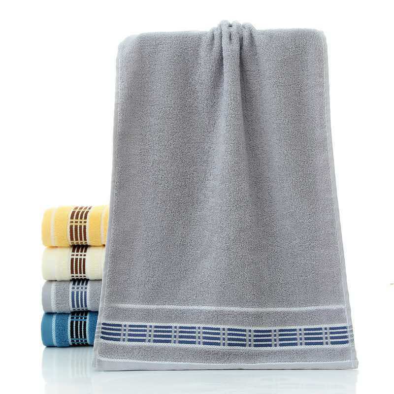KTX-087315 Soft Absorbent Cotton Face Towel in Yellow, Blue, or Gray