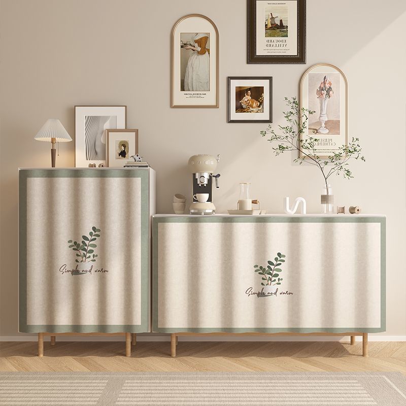 KTX-088595 Punch-Free Kitchen Door Curtain in Flannel – Cartoon Anime Designs, Multiple Sizes Available