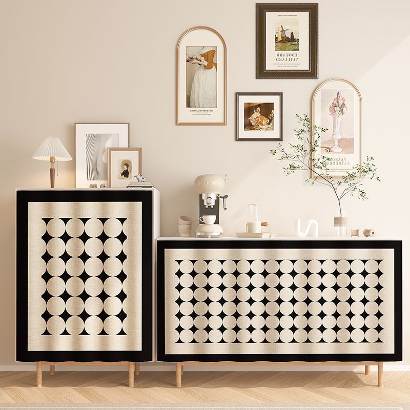 KTX-088595 Punch-Free Kitchen Door Curtain in Flannel – Cartoon Anime Designs, Multiple Sizes Available