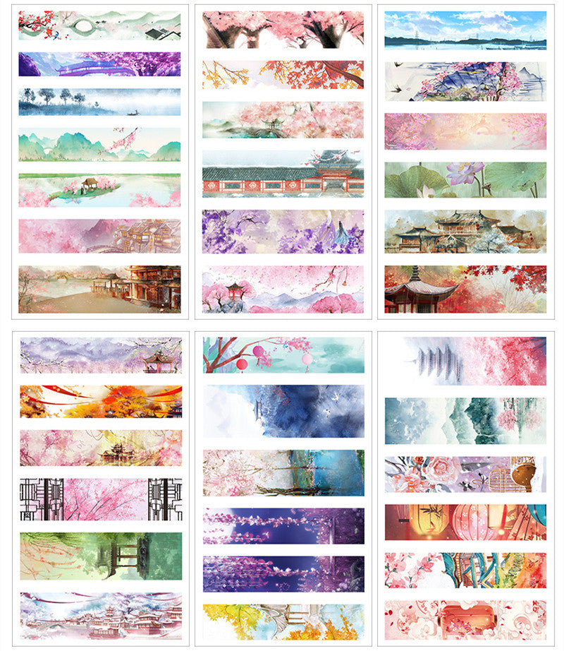 KTX-088723 Cultural and Creative Life Stickers for Diary Decoration - Variety of Designs Available