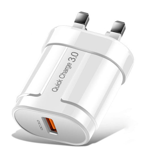 KTX-089107 Smart USB Charger for Mobile Phones - Dual Voltage AC100-240V, Lightweight ABS Material, Compact Design in Black or White