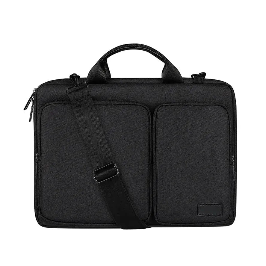 KTX-089107 Stylish Laptop Messenger Bag with Zipper Closure - Versatile Briefcase for Office Use