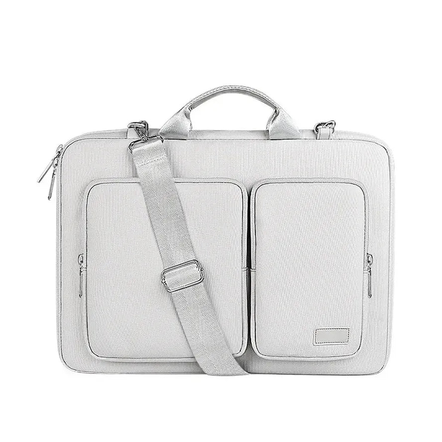 KTX-089107 Stylish Laptop Messenger Bag with Zipper Closure - Versatile Briefcase for Office Use