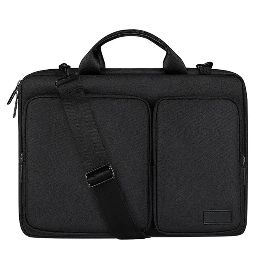 KTX-089107 Stylish Laptop Messenger Bag with Zipper Closure - Versatile Briefcase for Office Use
