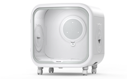 KTX-089299 75L Smart Pet Dryer Box with Curved Tempered Glass for Quick 15-Minute Drying