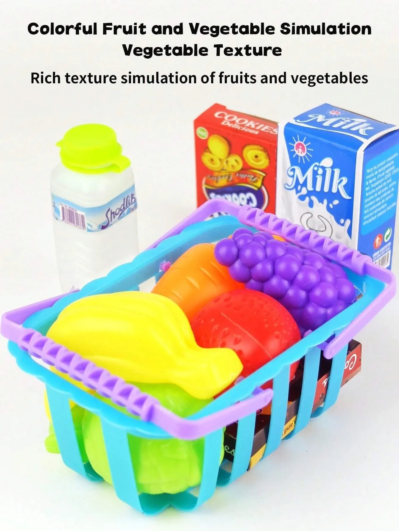 KTX-089875 Kids Pretend Play Shopping Cash Register Toy with Sound and Flashing Features - Age 4-14 Years