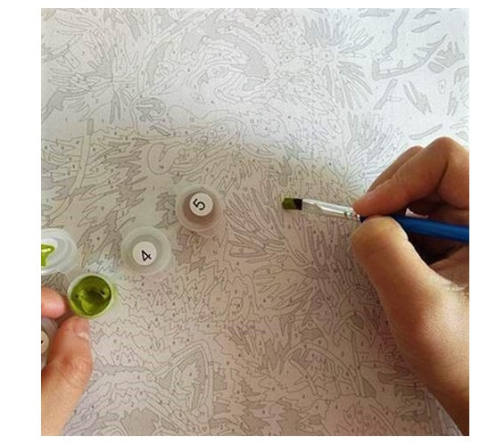 KTX-089875 Paint by Numbers Kit for Creative DIY Enthusiasts, Easy to Use