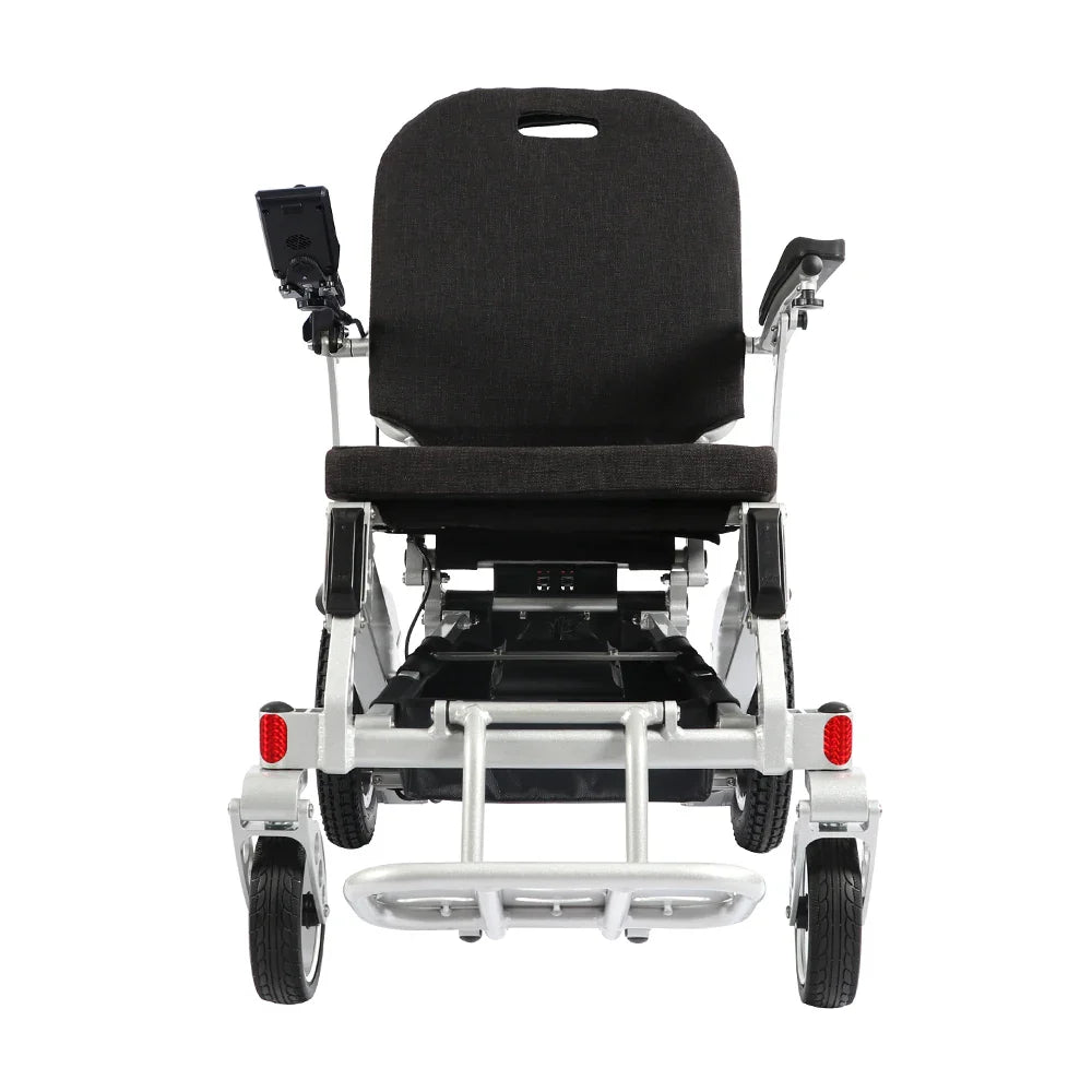 KTX-090067 Folding Electric Wheelchair with 200kg Capacity and 20km Driving Range