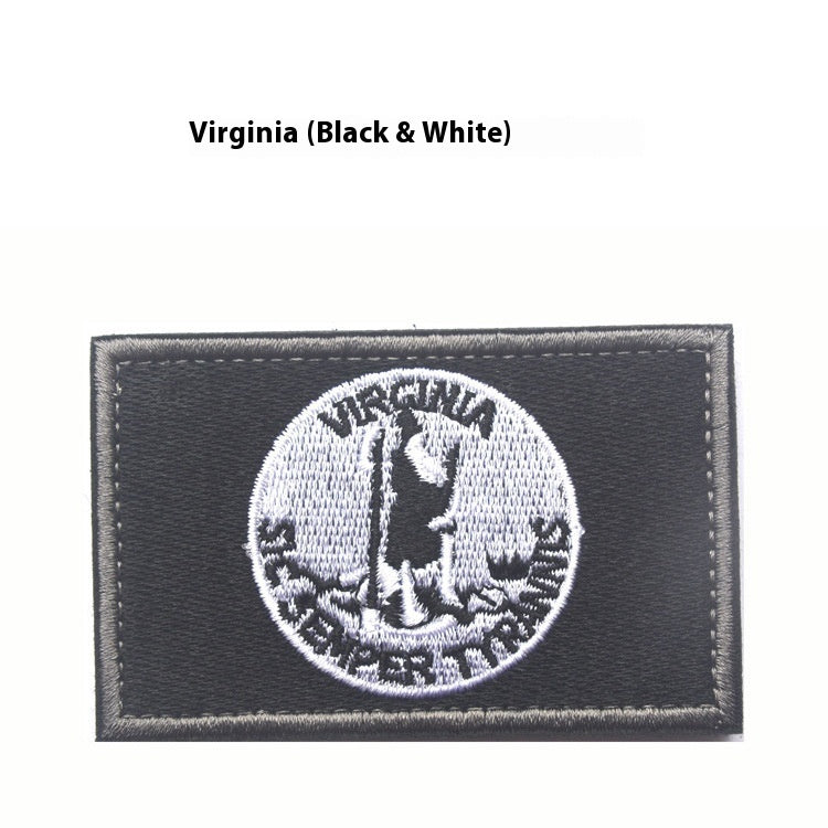 KTX-091027 Double-Sided Velcro Cloth Embroidered Armband - Customizable Labels for Outdoor Sports