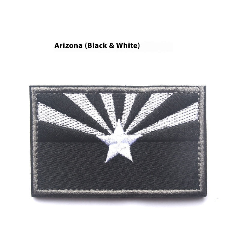 KTX-091027 Double-Sided Velcro Cloth Embroidered Armband - Customizable Labels for Outdoor Sports