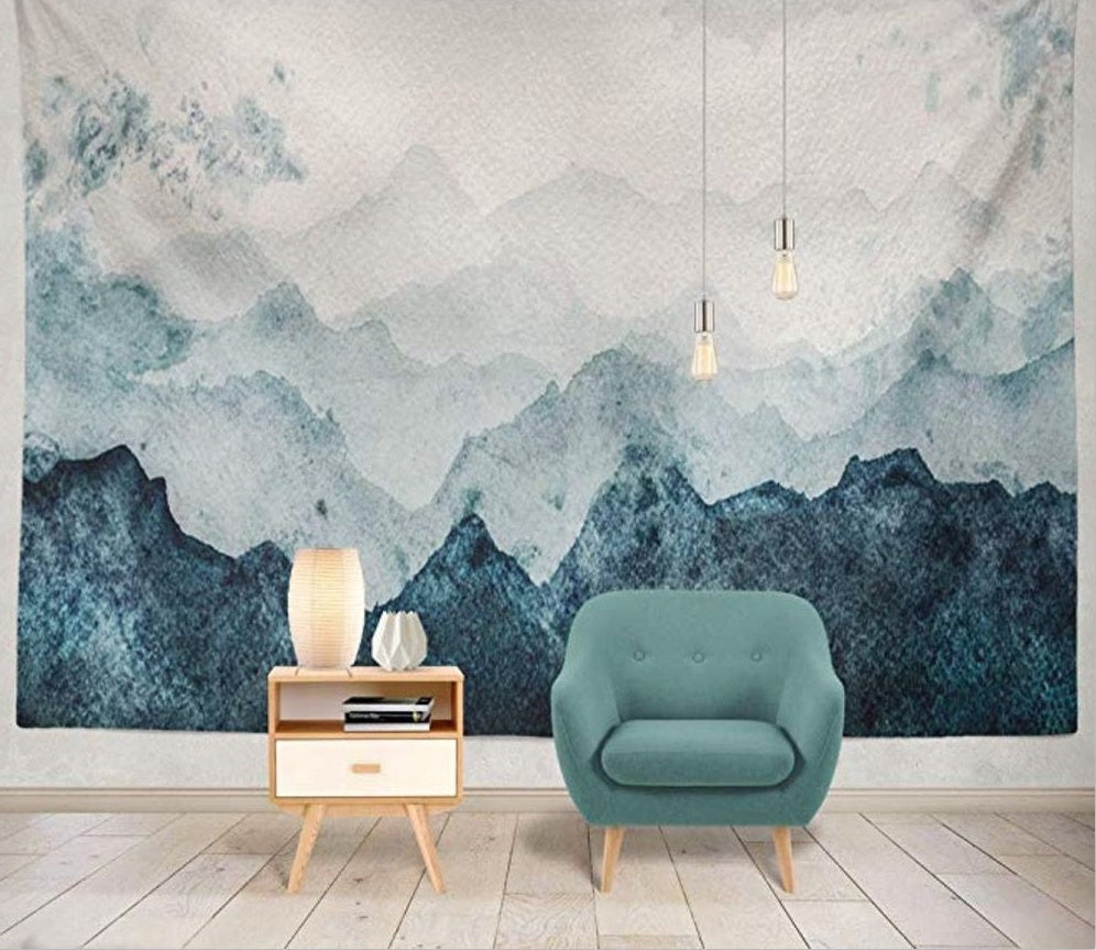 KTX-092051 Digital Printed Polyester European Home Tapestry for Wall Decor