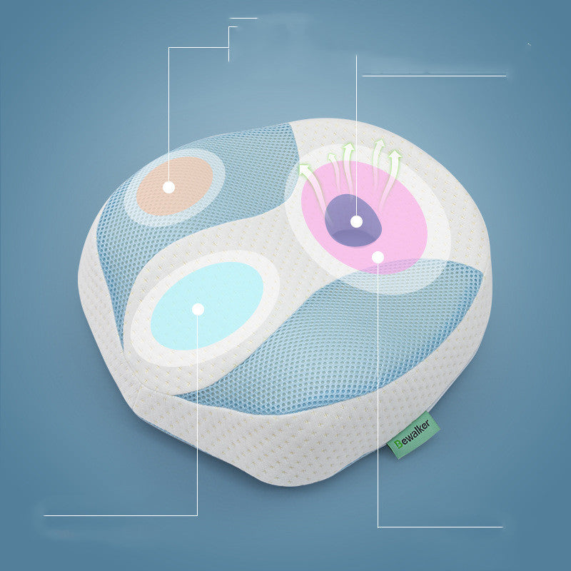 KTX-092179 New Space Memory Foam Neck Pillow - Modern Oval Design, 30x30x10 cm, Ergonomic Comfort