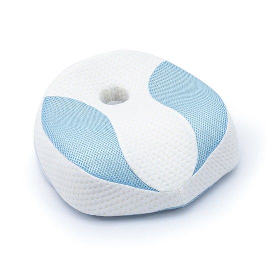 KTX-092179 New Space Memory Foam Neck Pillow - Modern Oval Design, 30x30x10 cm, Ergonomic Comfort
