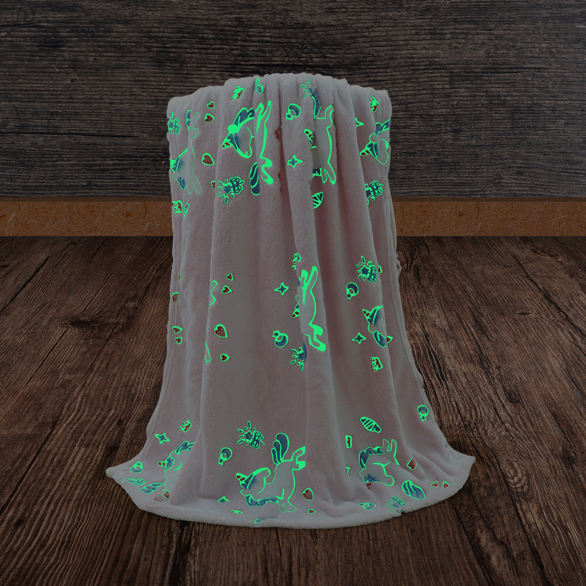 KTX-092819 Coral Fleece Children's Nap Blanket – Soft Cartoon Design for Cozy Comfort