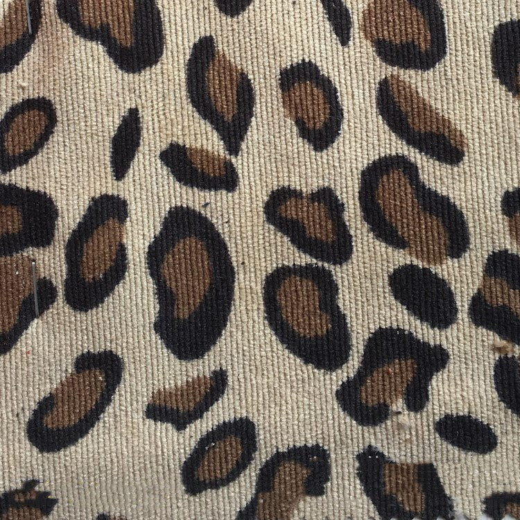 KTX-093331 Leopard Print Women's A-Line Skirt Fabric - 100% Polyester, 150cm Width