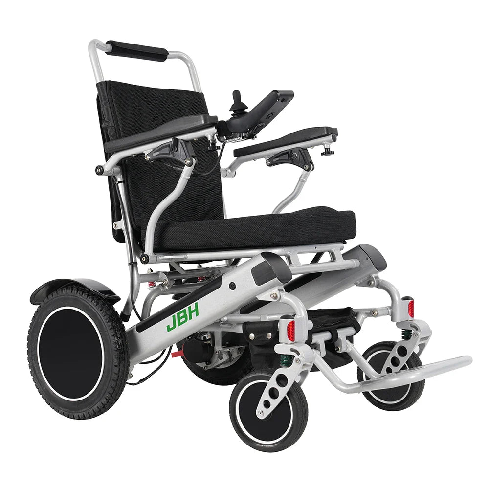 KTX-093523 Electric Wheelchair 500W Dual Motor for Elderly, Removable Battery, Lightweight Aluminum Alloy, 20km Range, Black