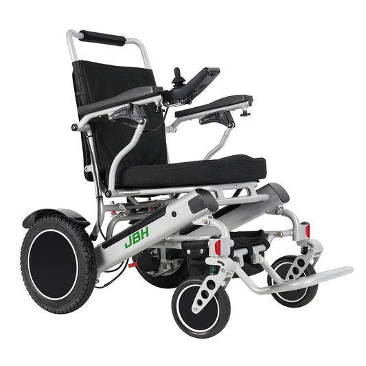 KTX-093523 Electric Wheelchair 500W Dual Motor for Elderly, Removable Battery, Lightweight Aluminum Alloy, 20km Range, Black