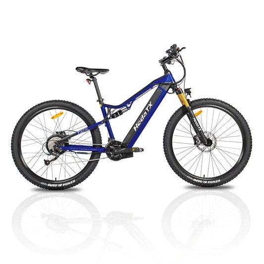 KTX-095123 29 Inch Electric Mountain Bike with Full Suspension and 48V 19.2Ah Battery, 27-Speed Gears