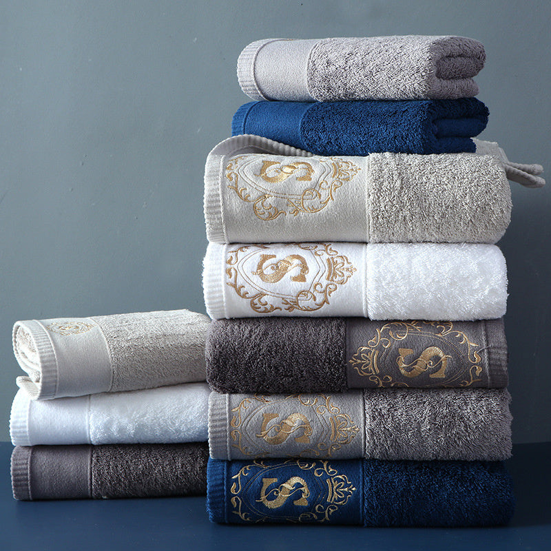 KTX-095379 Luxurious Cotton Bath Towel - Soft, Absorbent, and Elegant (80cm x 160cm)