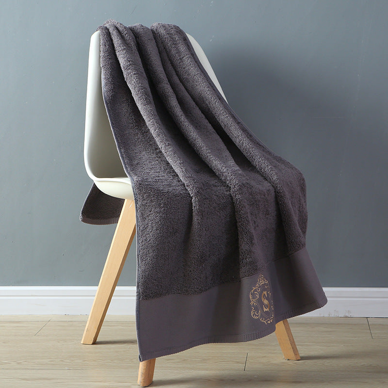 KTX-095379 Luxurious Cotton Bath Towel - Soft, Absorbent, and Elegant (80cm x 160cm)