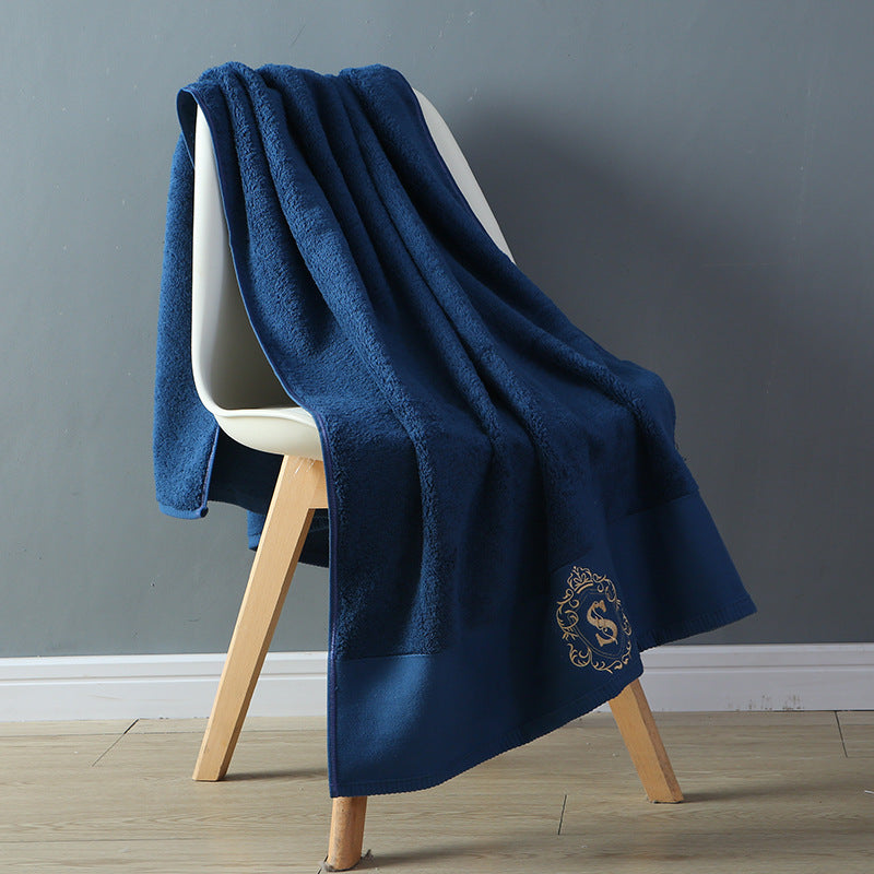 KTX-095379 Luxurious Cotton Bath Towel - Soft, Absorbent, and Elegant (80cm x 160cm)