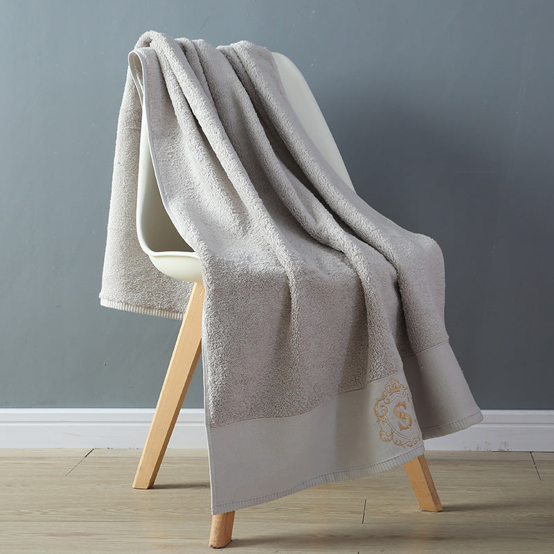 KTX-095379 Luxurious Cotton Bath Towel - Soft, Absorbent, and Elegant (80cm x 160cm)