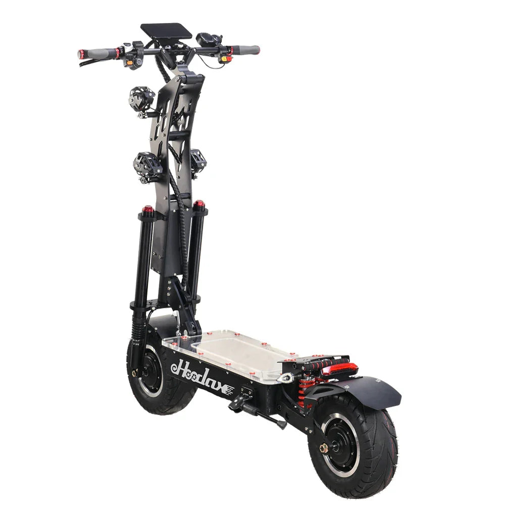 KTX-095827 Foldable Electric Scooter, 8000W Motor, 100-130km Range, Max Speed 100km/h, Bluetooth Enabled