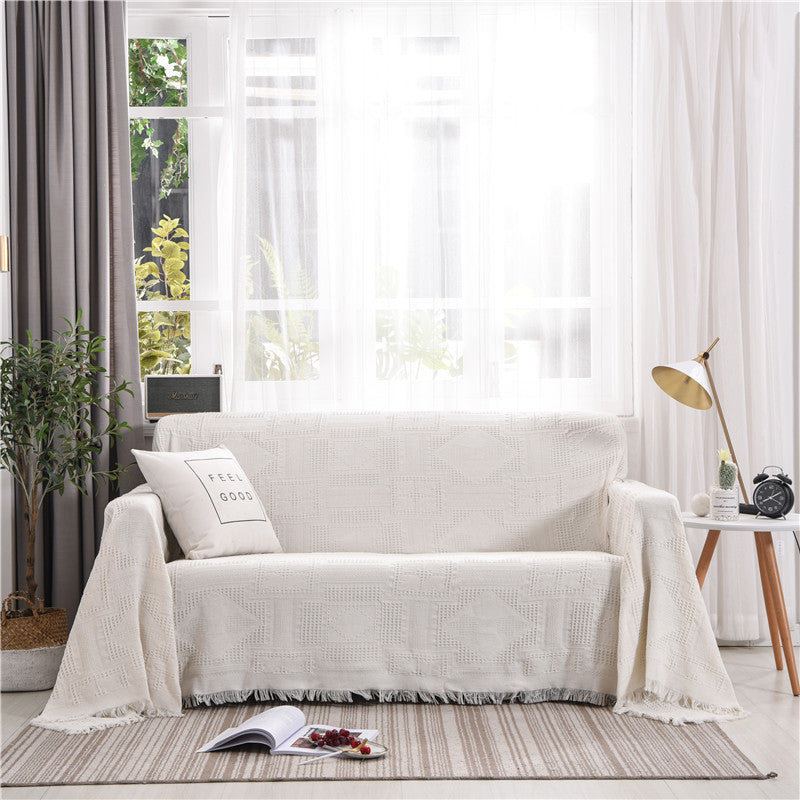 KTX-100243 Nordic Style Universal Sofa Cover for Modular Sofas in Blended Material