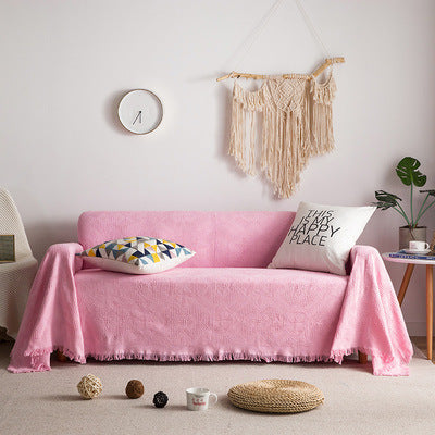 KTX-100243 Nordic Style Universal Sofa Cover for Modular Sofas in Blended Material