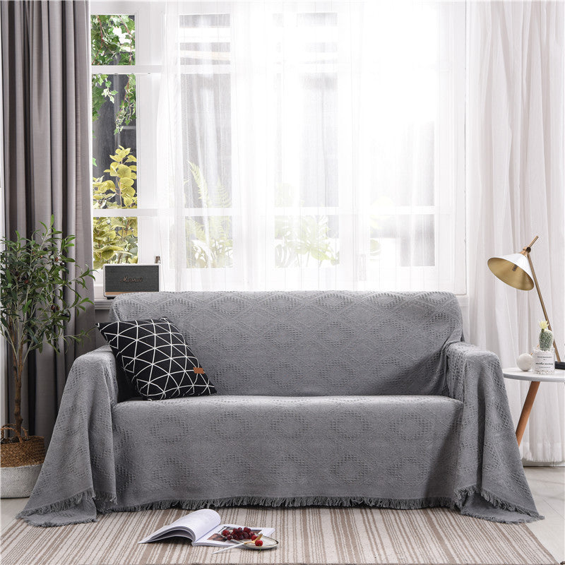 KTX-100243 Nordic Style Universal Sofa Cover for Modular Sofas in Blended Material