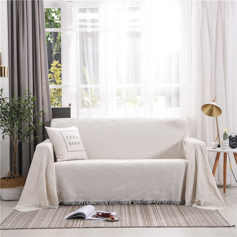 KTX-100243 Nordic Style Universal Sofa Cover for Modular Sofas in Blended Material