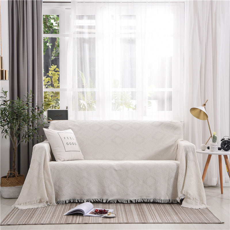 KTX-100243 Nordic Style Universal Sofa Cover for Modular Sofas in Blended Material