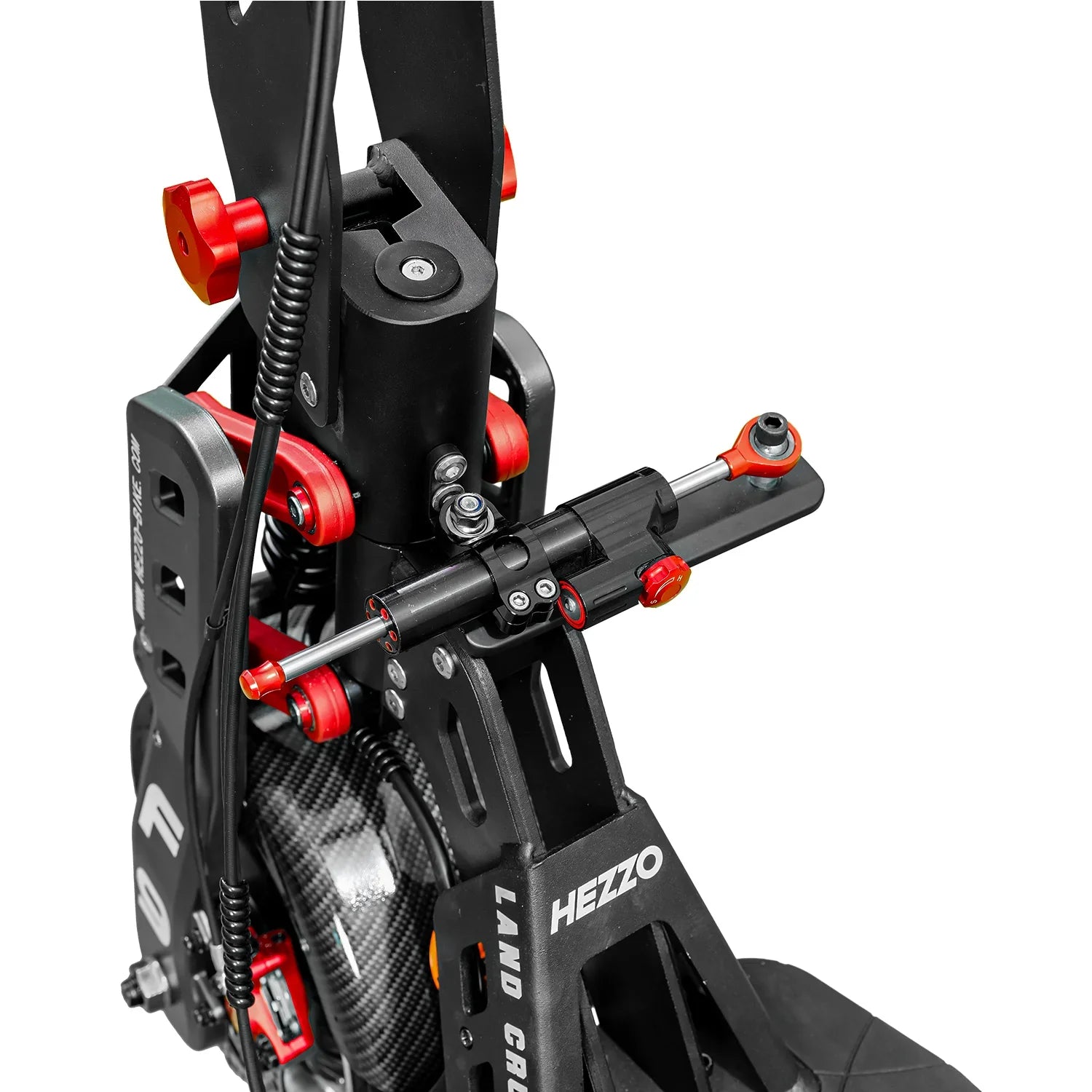 KTX-100755 HEZZO F9 Dual Motor 60V 40Ah Electric Fat Tire Scooter, 80-100km Range, 90km/h Max Speed, Foldable, Hydraulic Brakes