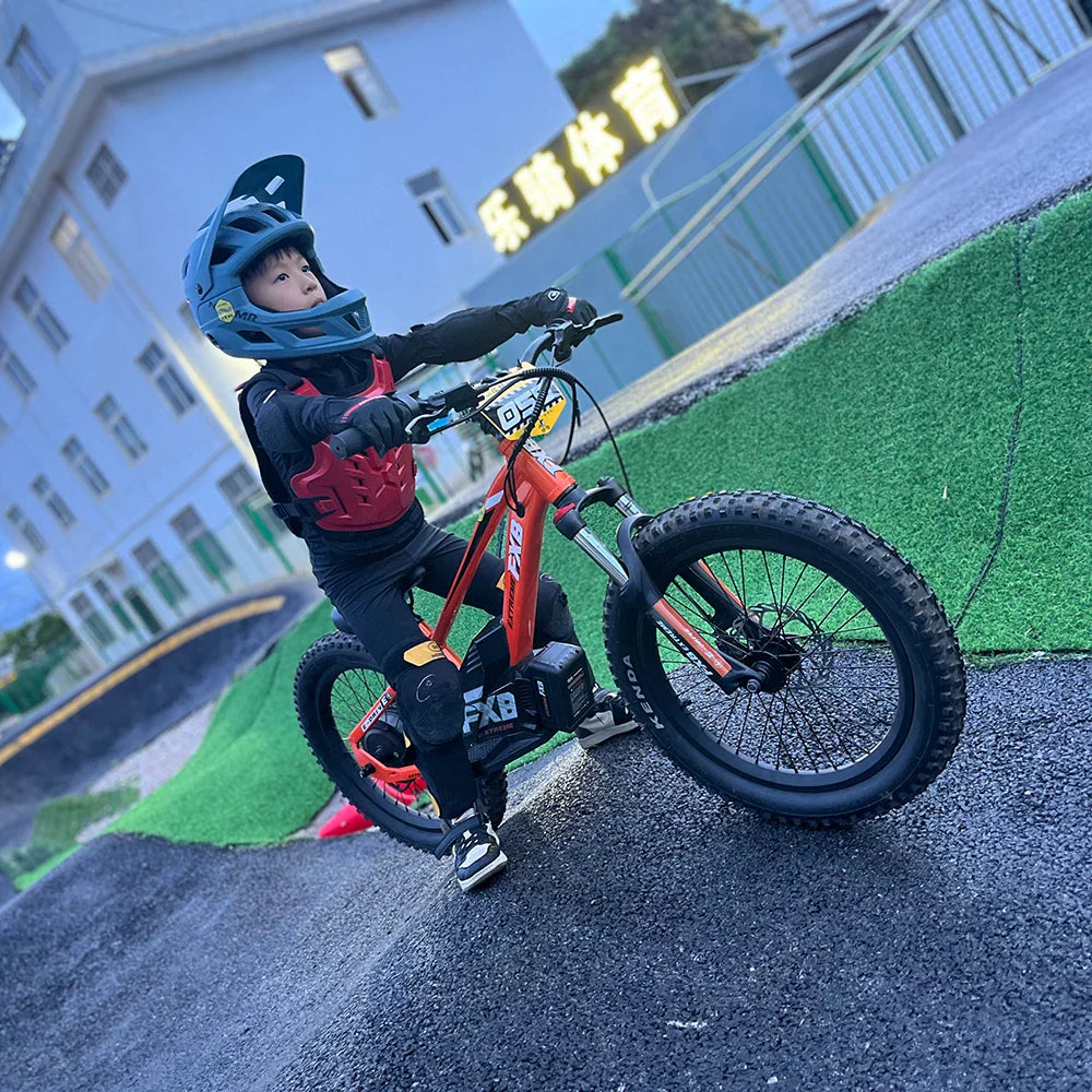 KTX-100819 Electric Balance Bike for Kids 20 Inch 36V 800W with Pedal, Aluminum Frame, Hydraulic Brake, 3 Speeds, Range 12-17km