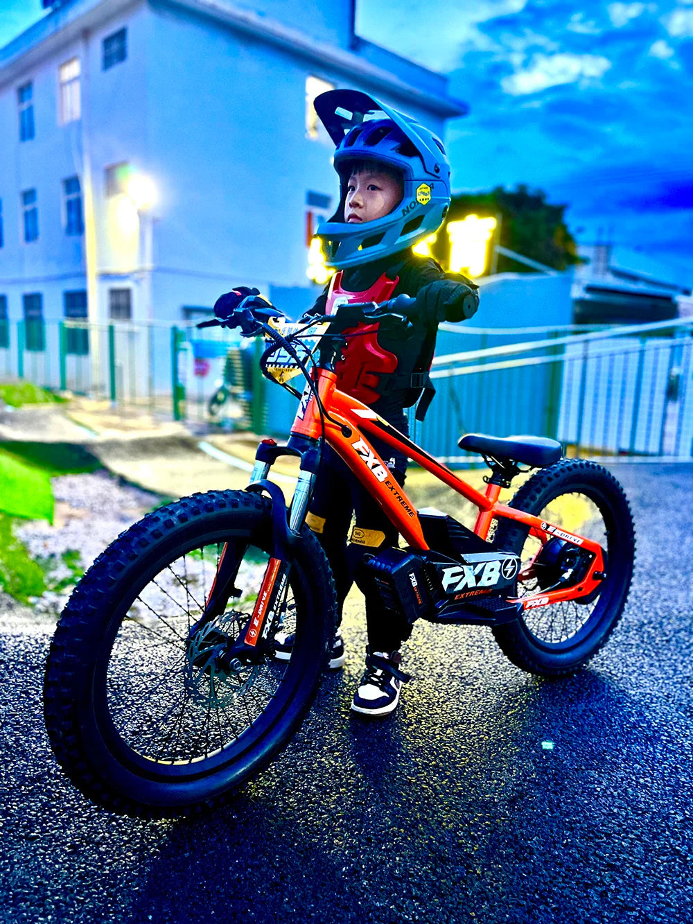 KTX-100819 Electric Balance Bike for Kids 20 Inch 36V 800W with Pedal, Aluminum Frame, Hydraulic Brake, 3 Speeds, Range 12-17km