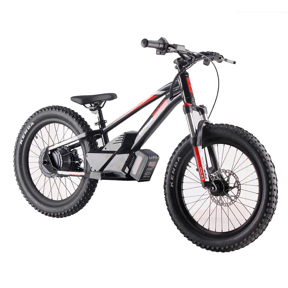 KTX-100819 Electric Balance Bike for Kids 20 Inch 36V 800W with Pedal, Aluminum Frame, Hydraulic Brake, 3 Speeds, Range 12-17km