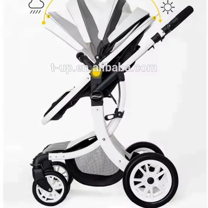 KTX-101587 Deluxe European Standard Baby Jogger Stroller with Premium Features