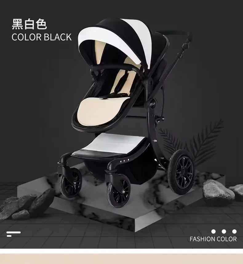 KTX-101587 Deluxe European Standard Baby Jogger Stroller with Premium Features