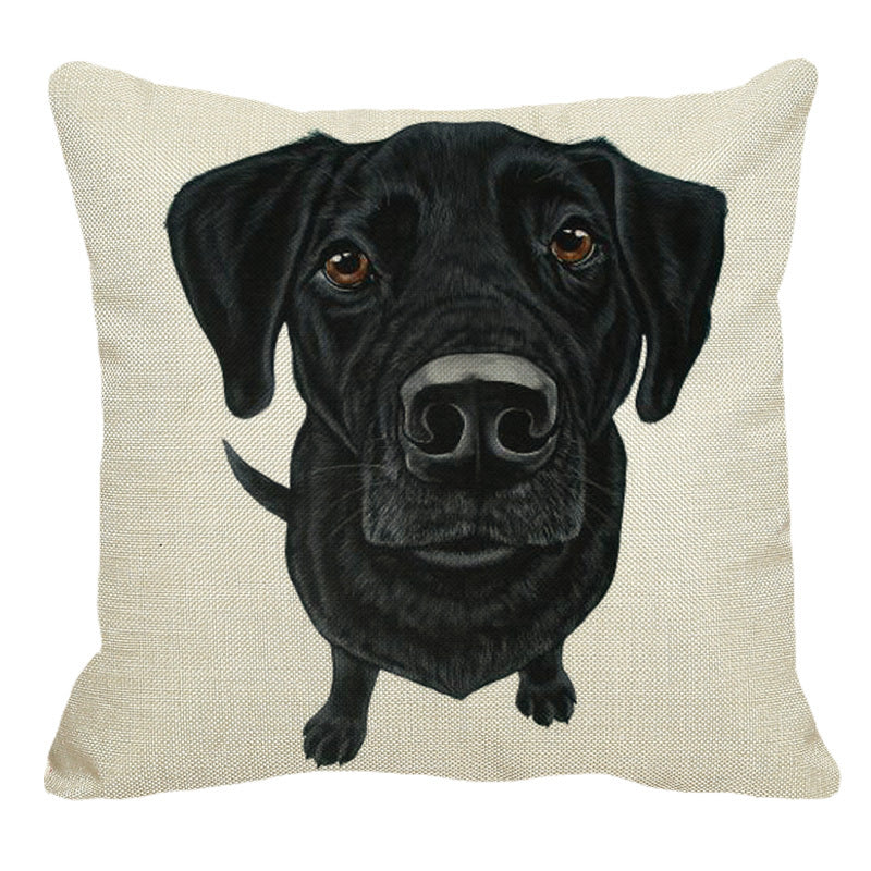 KTX-104531 Double-Sided 45x45cm Cushion Waist and Head Pillow with PP Cotton Filling