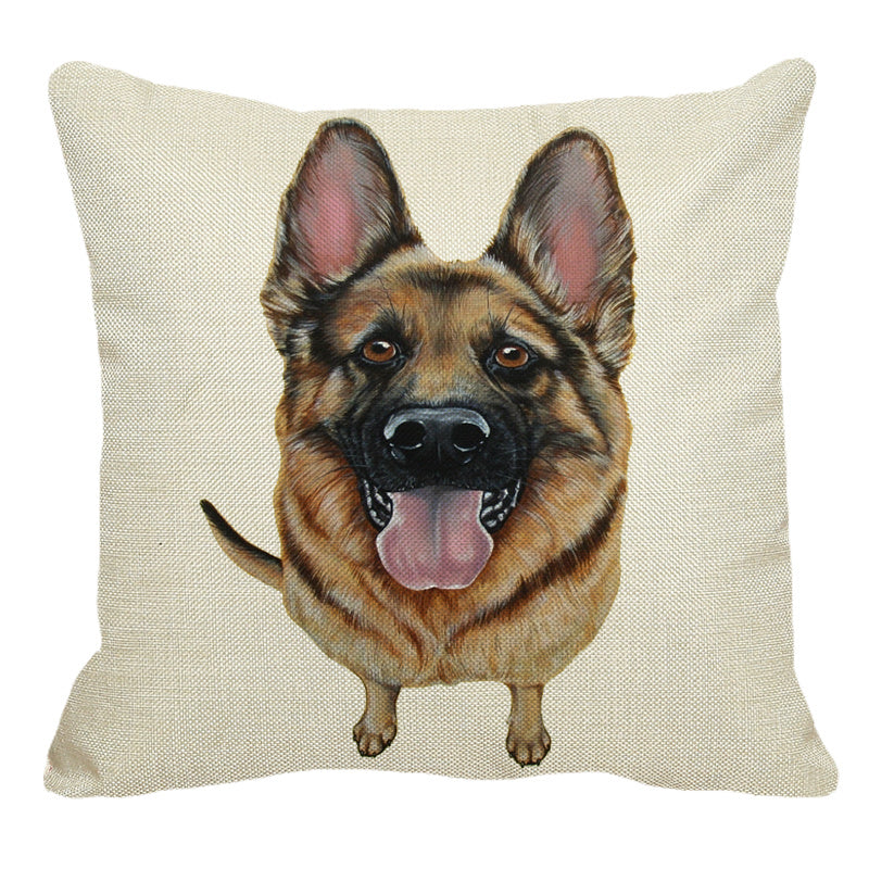 KTX-104531 Double-Sided 45x45cm Cushion Waist and Head Pillow with PP Cotton Filling