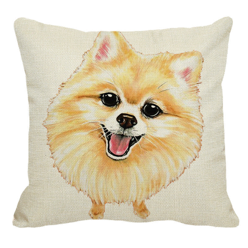 KTX-104531 Double-Sided 45x45cm Cushion Waist and Head Pillow with PP Cotton Filling