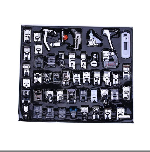 KTX-104531 Sewing Machine Presser Feet Set - 48 Assorted Pieces for Household Machines