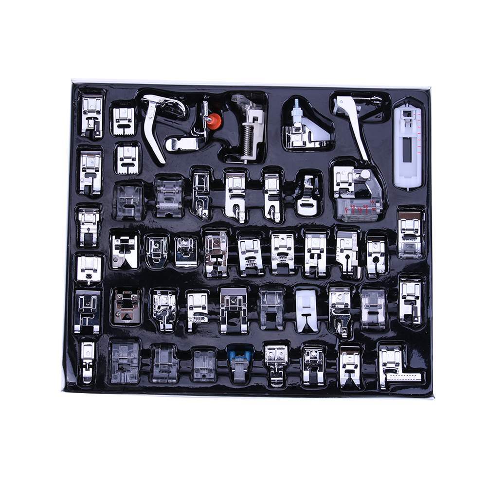 KTX-104531 Sewing Machine Presser Feet Set - 48 Assorted Pieces for Household Machines