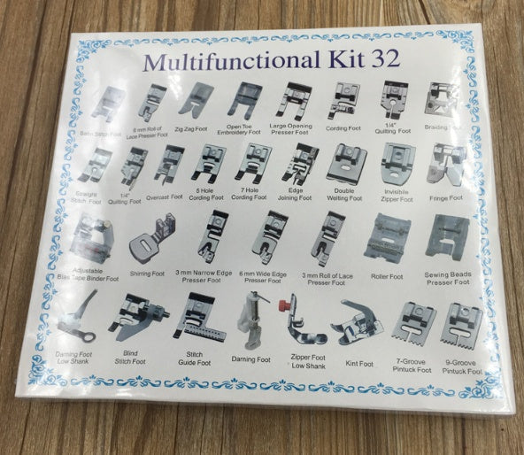 KTX-104531 Sewing Machine Presser Feet Set - 48 Assorted Pieces for Household Machines