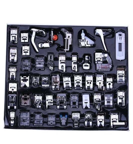KTX-104531 Sewing Machine Presser Feet Set - 48 Assorted Pieces for Household Machines