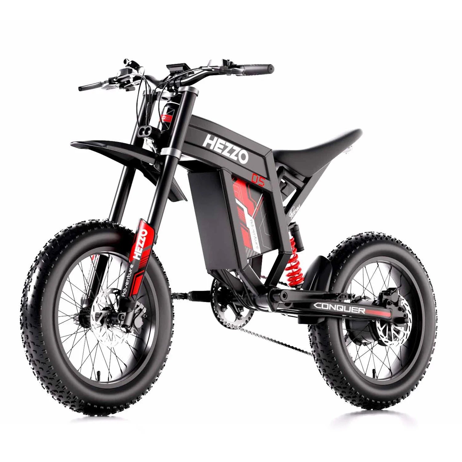 KTX-104787 60V 3000W D5Pro Electric Fat E-Bike with 30AH Battery and Off-Road Tires