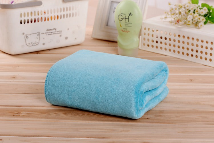 KTX-105427 Microfiber Hairdressing Towels in Various Colors - Soft and Absorbent Bath/Beach Towels