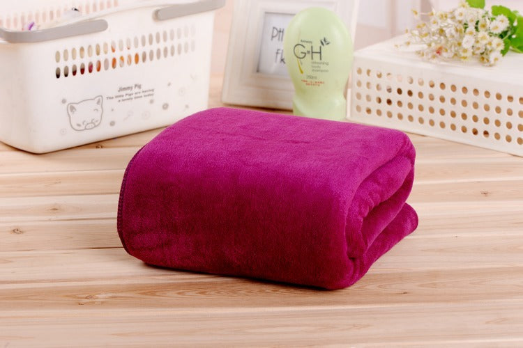 KTX-105427 Microfiber Hairdressing Towels in Various Colors - Soft and Absorbent Bath/Beach Towels