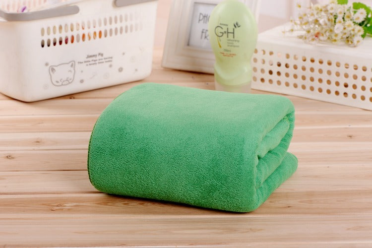 KTX-105427 Microfiber Hairdressing Towels in Various Colors - Soft and Absorbent Bath/Beach Towels