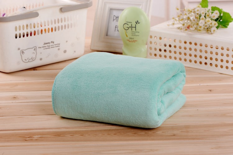 KTX-105427 Microfiber Hairdressing Towels in Various Colors - Soft and Absorbent Bath/Beach Towels